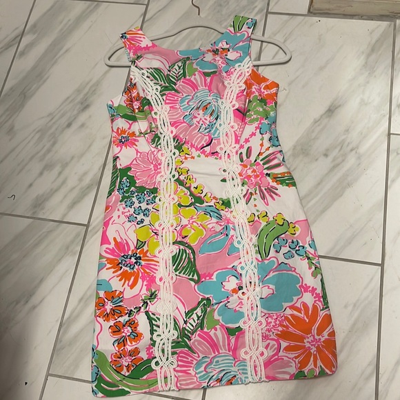 Lilly Pulitzer Target Nosey Posey Floral Shift Dress Size 6 20th Ann. NWOT - Picture 1 of 3